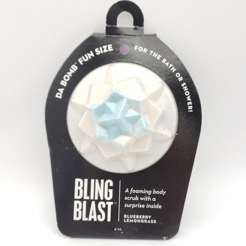 Da Bomb Bling Blast Foaming Body Scrub Blueberry Lemongrass With Surprise Inside